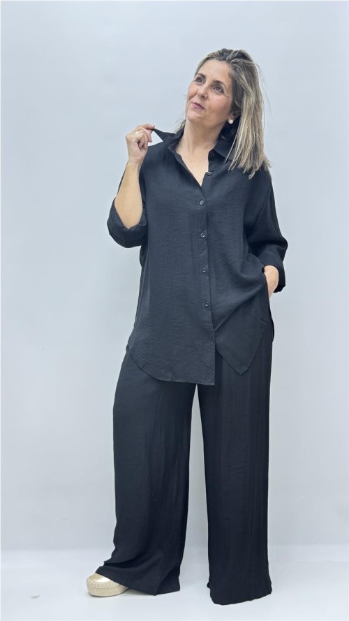 CAMISA BARBARA NEGRO