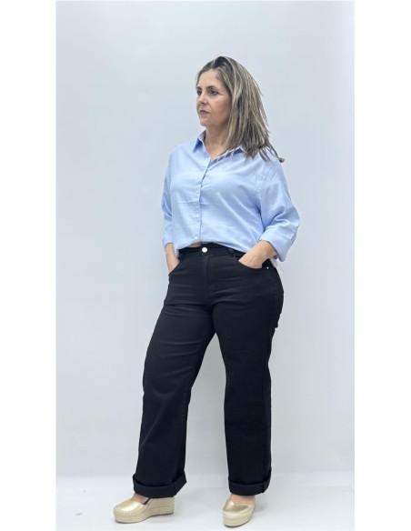 CAMISA OXFORD AZUL