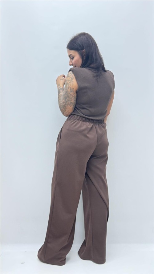 PANTALON LAURA MARRON