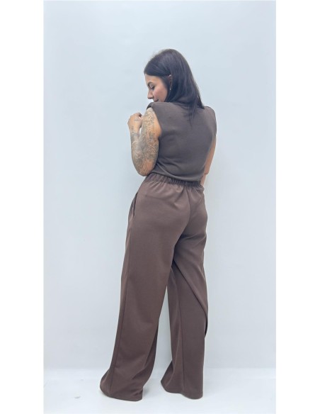 PANTALON LAURA MARRON