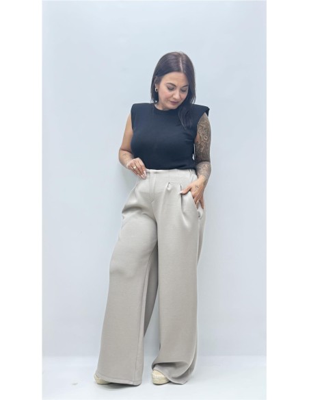 PANTALON LAURA TAUPE