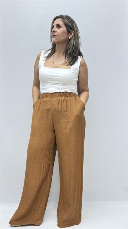 PANTALON BARBARA MARRON