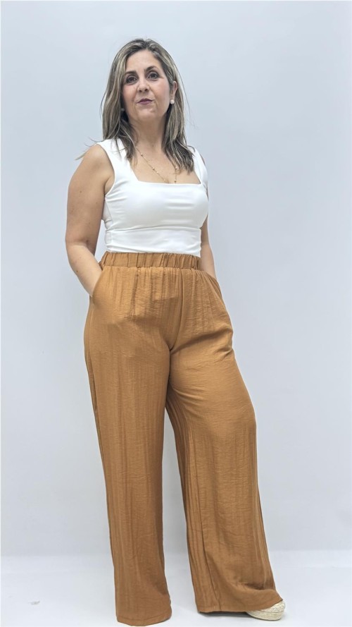 PANTALON BARBARA MARRON