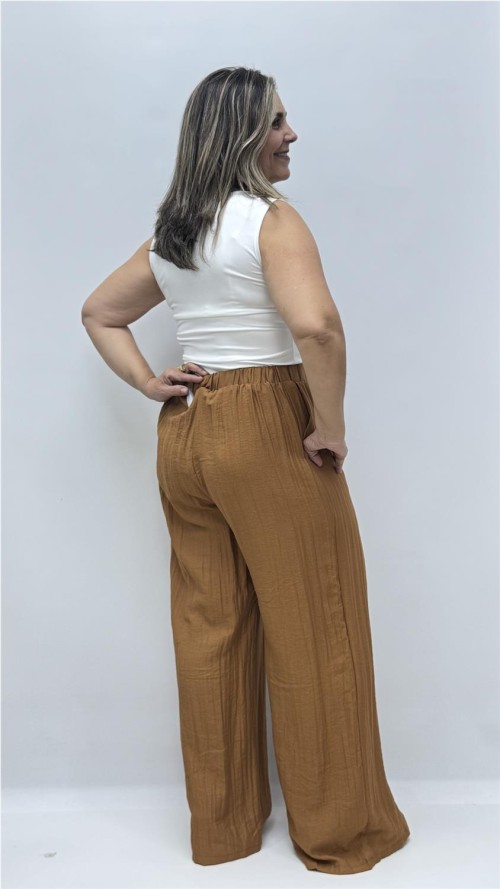 PANTALON BARBARA MARRON