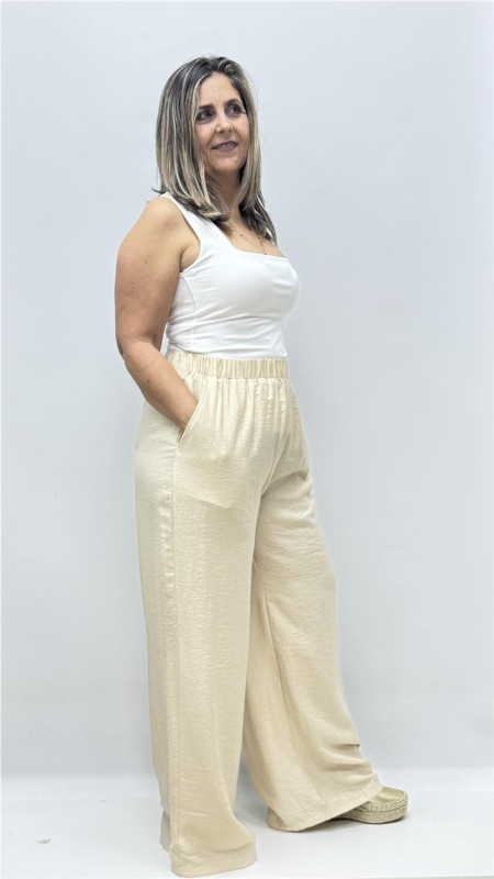 PANTALON BARBARA BEIG 2