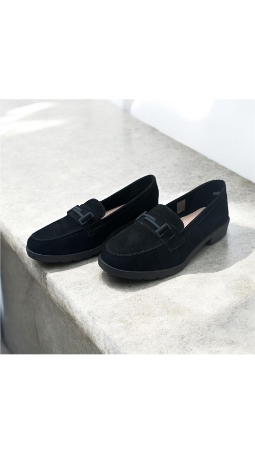 ZAPATO SERRAJE CON HEBILLA NEGRO