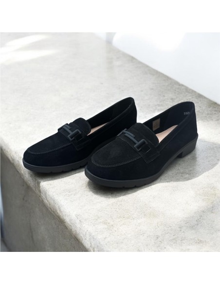 ZAPATO SERRAJE CON HEBILLA NEGRO