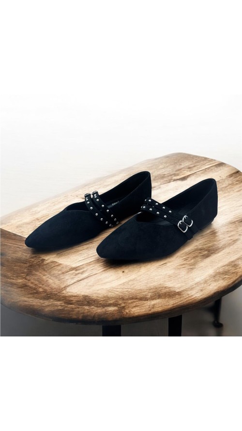 MANOLETINA PICO SERRAJE NEGRO