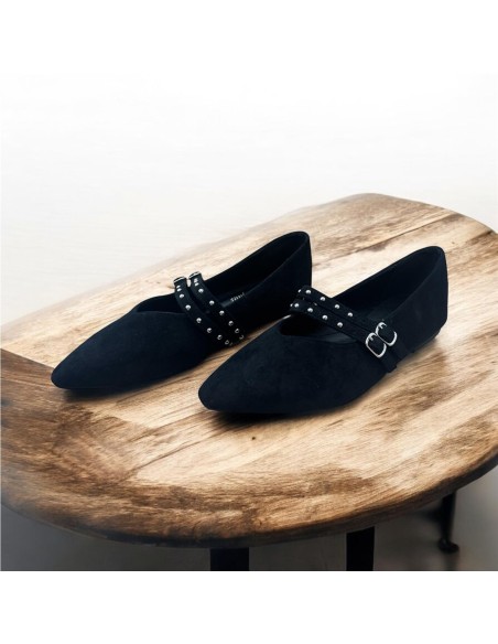 MANOLETINA PICO SERRAJE NEGRO