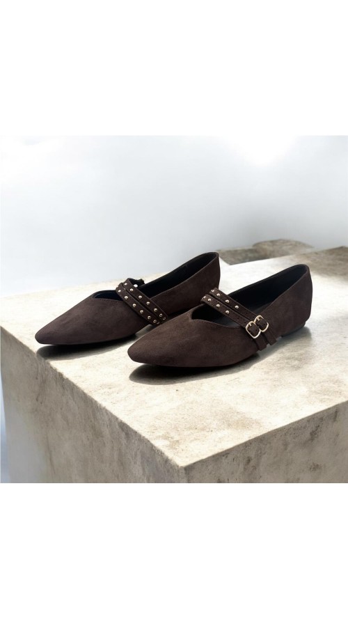 MANOLETINA PICO SERRAJE MARRON