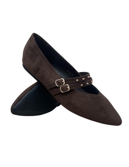 MANOLETINA PICO SERRAJE MARRON