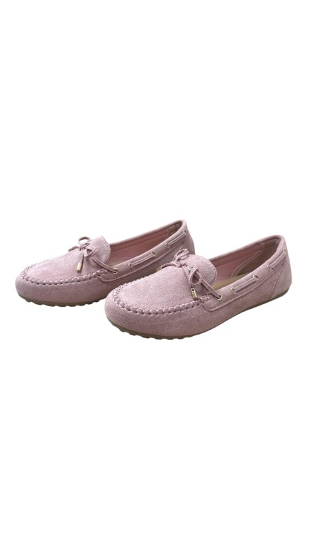 MOCASIN SERRAJE LAZO ROSA 2