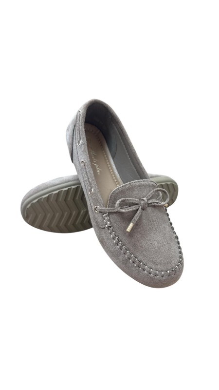 MOCASIN SERRAJE LAZO TAUPE