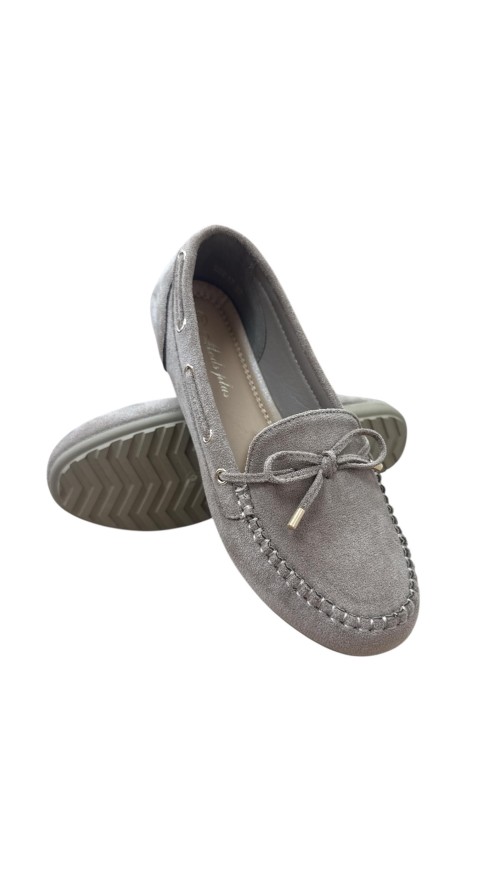 MOCASIN SERRAJE LAZO TAUPE