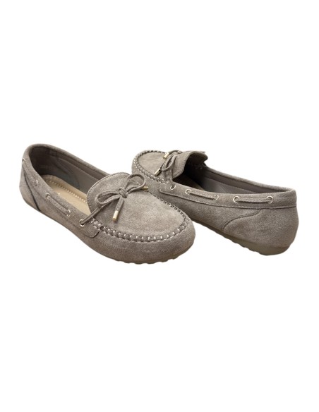 MOCASIN SERRAJE LAZO TAUPE