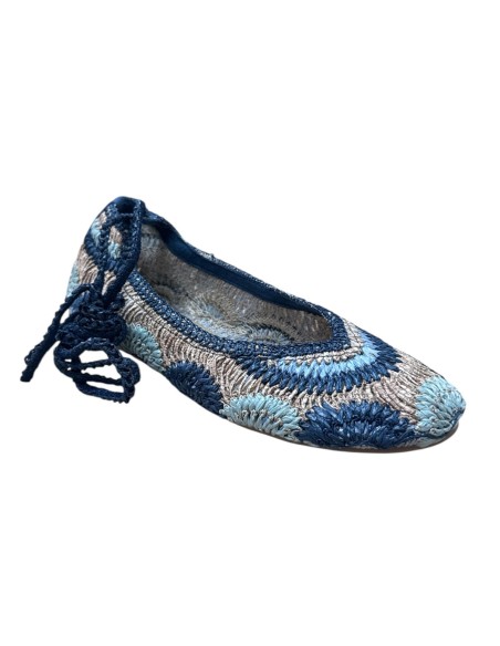 MANOLETINA ESPARTO COLOR AZUL