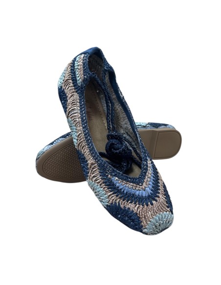 MANOLETINA ESPARTO COLOR AZUL