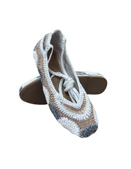 MANOLETINA ESPARTO COLOR BLANCO