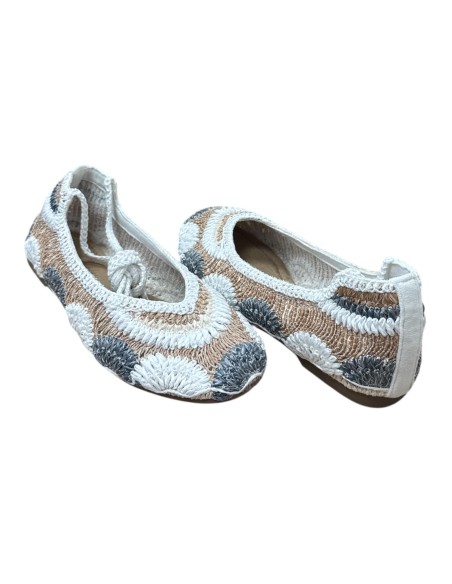 MANOLETINA ESPARTO COLOR BLANCO