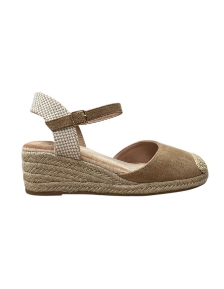 SANDALIA ESPARTO 3 CUERDAS CAMEL