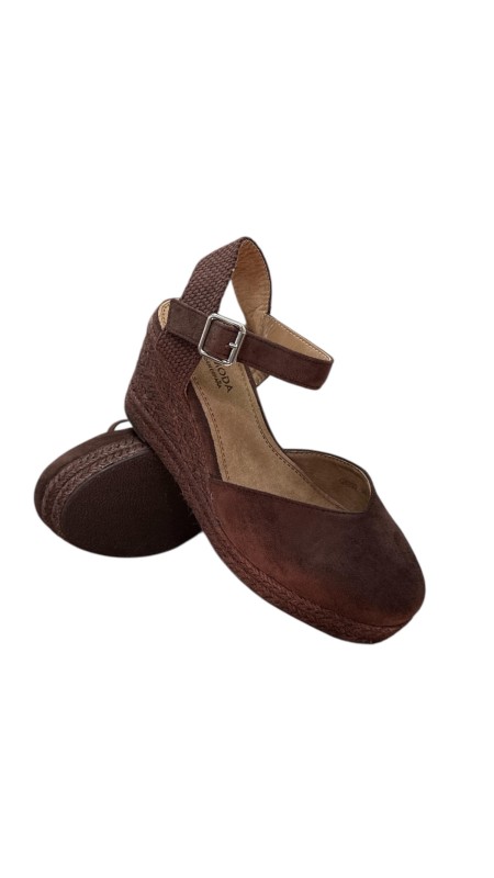 SANDALIA ESPARTO 5 CUERDAS MARRON 2