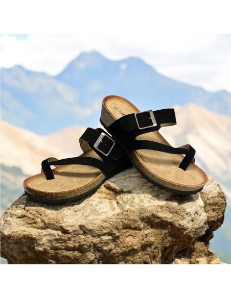 SANDALIA BIO TIRA NEGRO