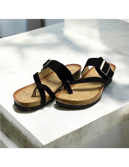 SANDALIA BIO TIRA NEGRO