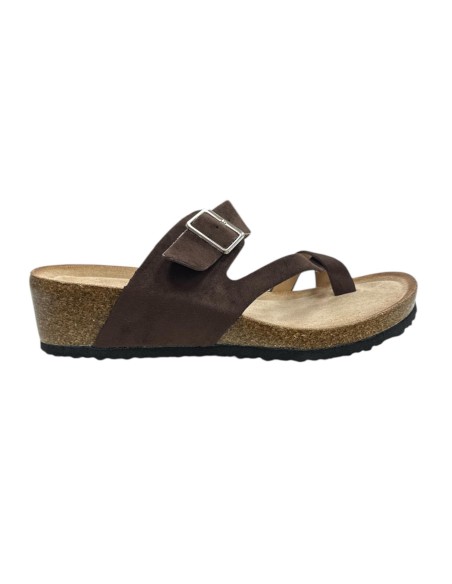 SANDALIA BIO TIRA MARRON