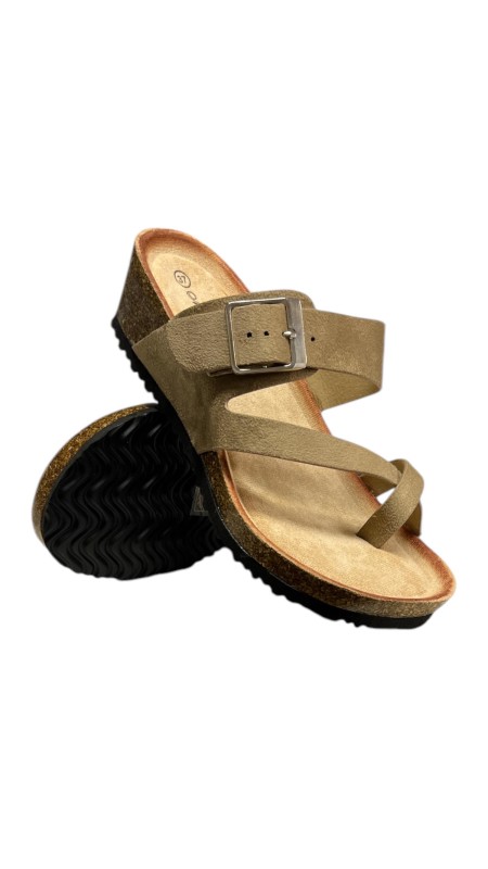 SANDALIA BIO TIRA CAMEL 2