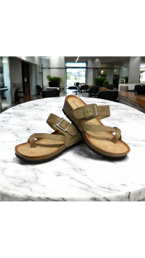 SANDALIA BIO TIRA CAMEL