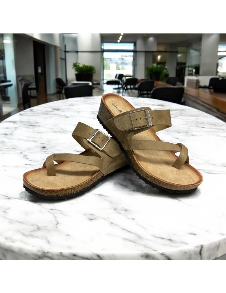 SANDALIA BIO TIRA CAMEL