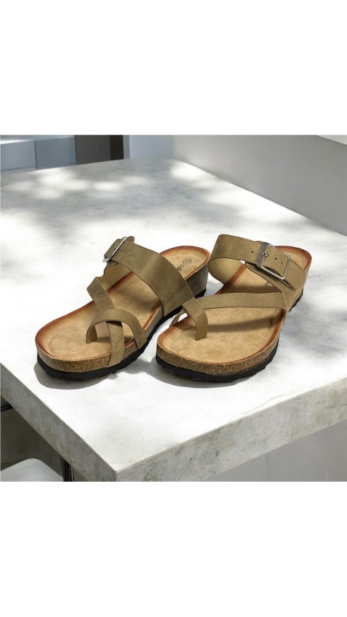 SANDALIA BIO TIRA CAMEL