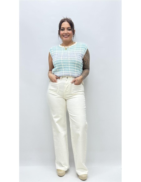 CAMISETA MONICA AZUL