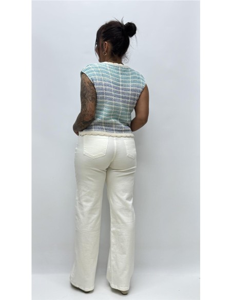 CAMISETA MONICA AZUL