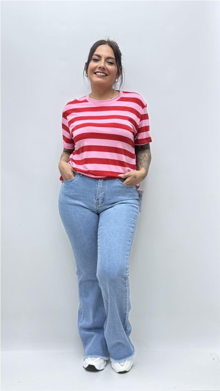 CAMISETA MELISA ROSA