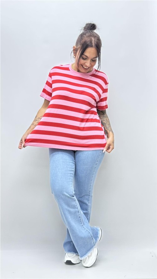 CAMISETA MELISA ROSA