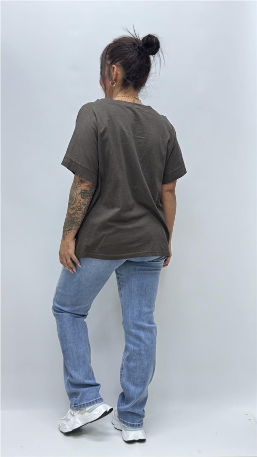 CAMISETA LUCIA MARRON