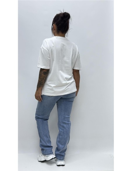 CAMISETA MUJER BLANCO