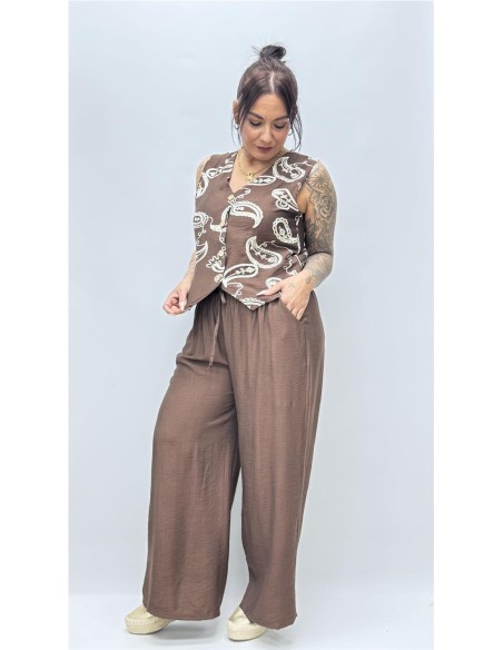 CONJUNTO ISLANTILLA MARRON