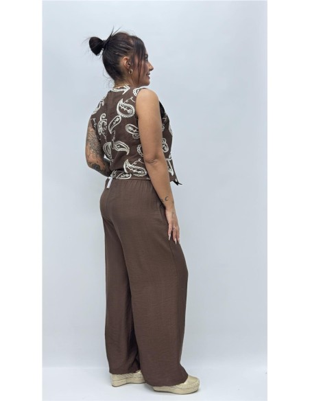 CONJUNTO ISLANTILLA MARRON