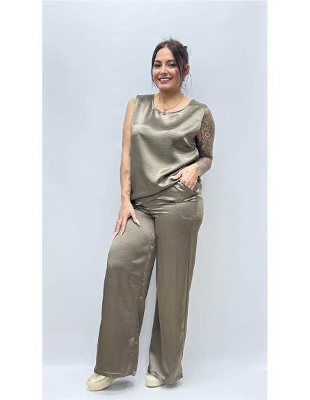 CONJUNTO DIANA MARRON