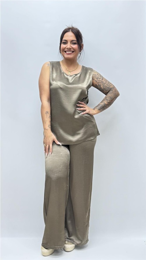 CONJUNTO DIANA MARRON