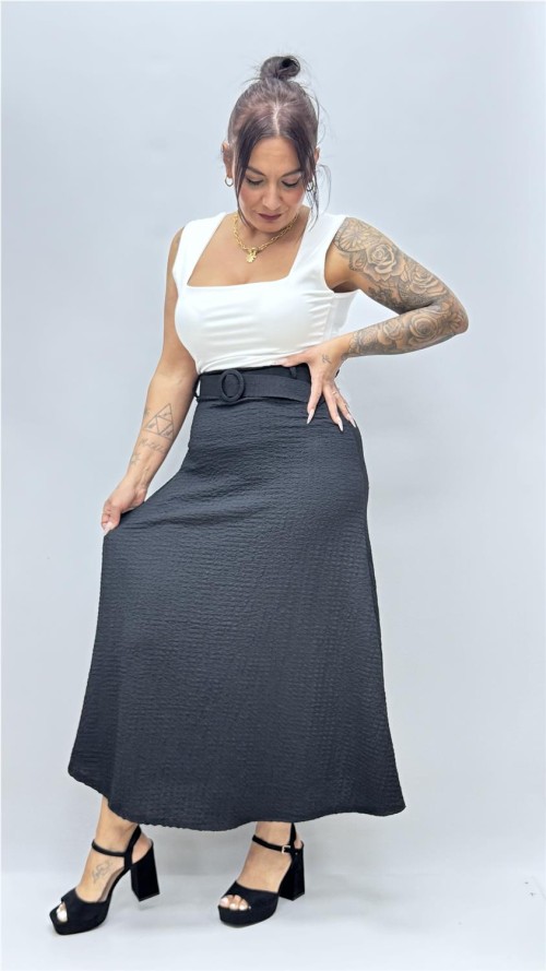 FALDA MERCEDES NEGRO