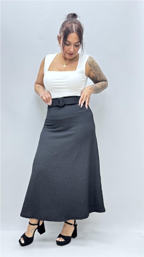 FALDA MERCEDES NEGRO