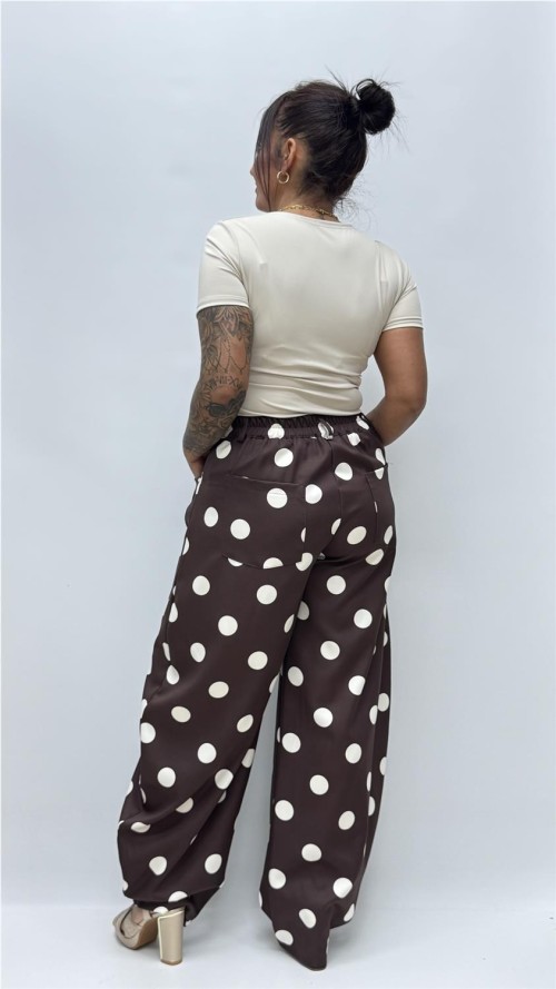 PANTALON BOMBACHO LUNAR MARRON