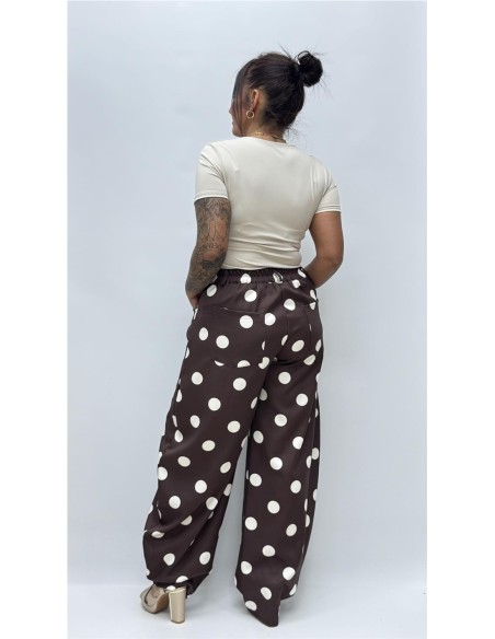 PANTALON BOMBACHO LUNAR MARRON