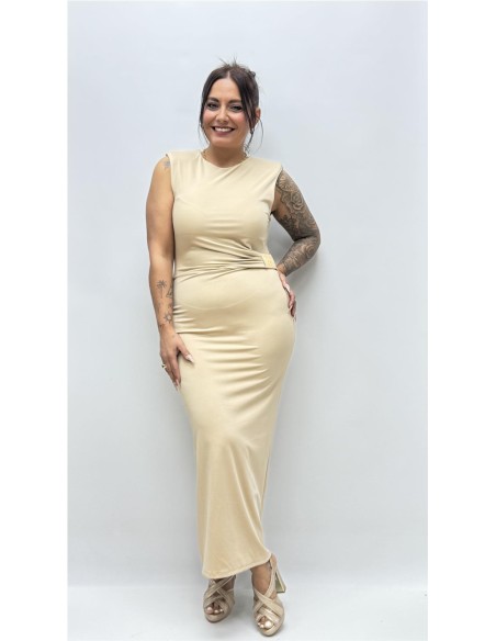 VESTIDO MATI CAMEL