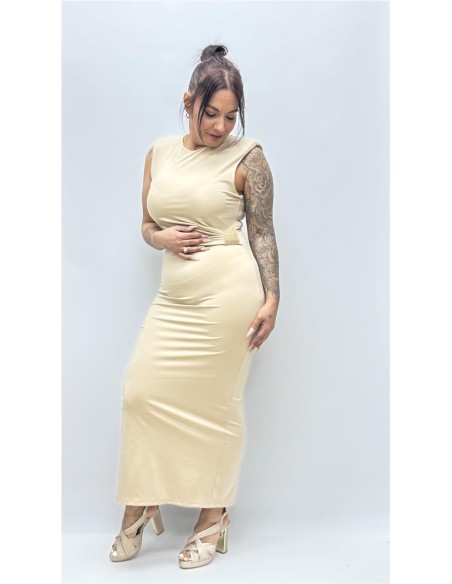 VESTIDO MATI CAMEL