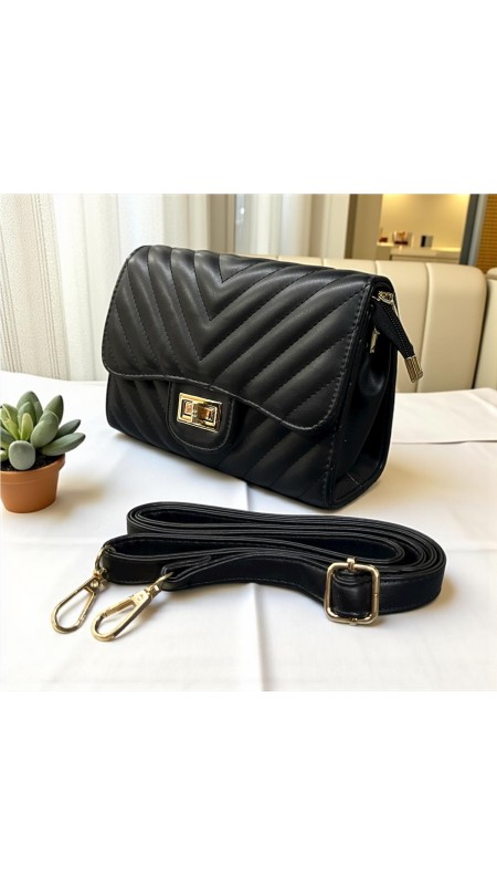 BOLSO NAPA V NEGRO 2