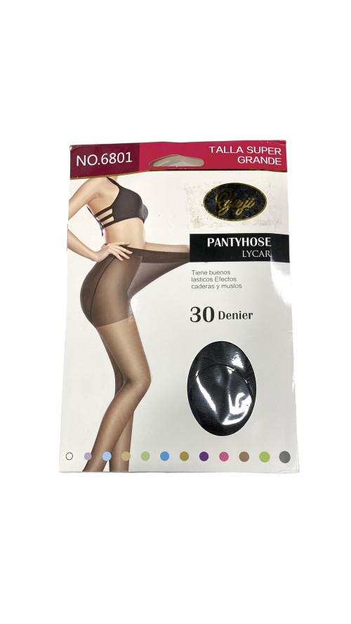 PANTYS CON FAJA CV 30 DEN NEGRO
